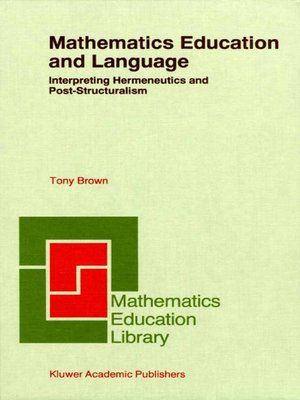 cover image of Mathematics Education and Language